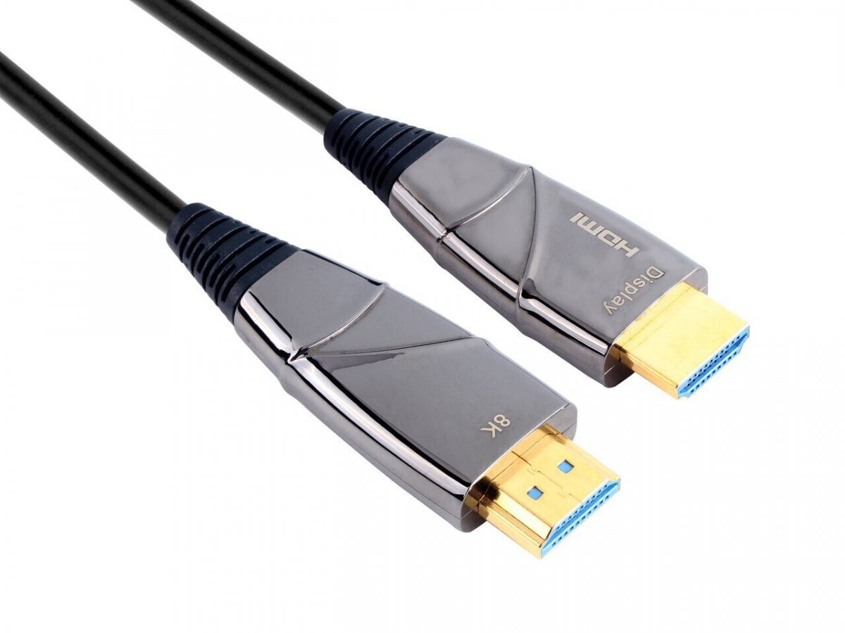 Активный оптический кабель HDMI 19M/M,ver. 2.1, 8K@60 Hz 20m VCOM <D3743-20M>