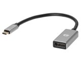 Адаптер USB Type-Cm---->DP(f) 1.4v, 8K@ 60Hz, Alum  Shell,VCOM <CU480M>