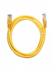 Патчкорд литой iOpen (Aopen/Qust) UTP кат.5е 2м желтый 