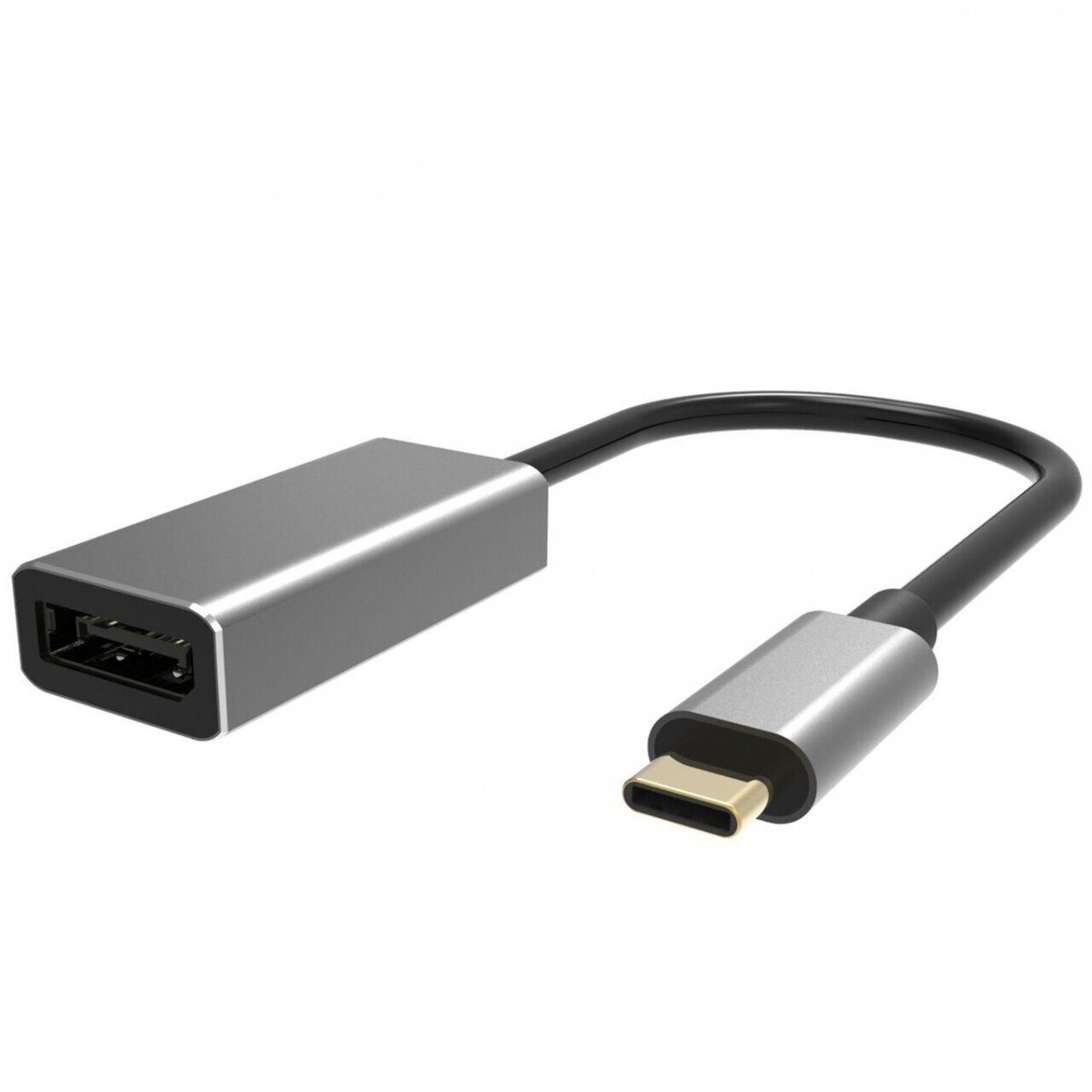 Кабель-адаптер USB 3.1 Type-Cm to DP(f) 3840x2160@60Hz, 0.2m VCOM <CU422M>