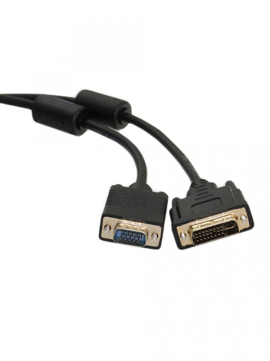 Кабель-переходник DVI-I (24+5)----> VGA_M/M 1,8м Telecom ( TA680F-1.8M)