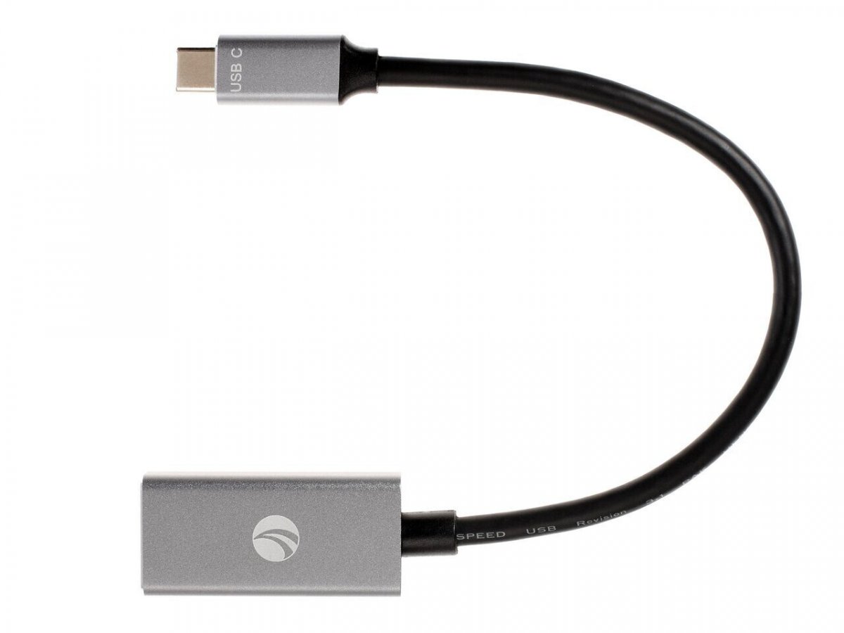 Адаптер USB Type-Cm---->DP(f) 1.4v, 8K@ 60Hz, Alum  Shell,VCOM <CU480M>