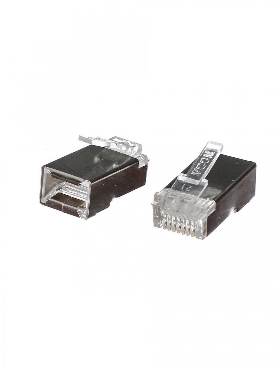 Коннектор RJ-45 для FTP кабеля 5 кат. экранированный VCOM