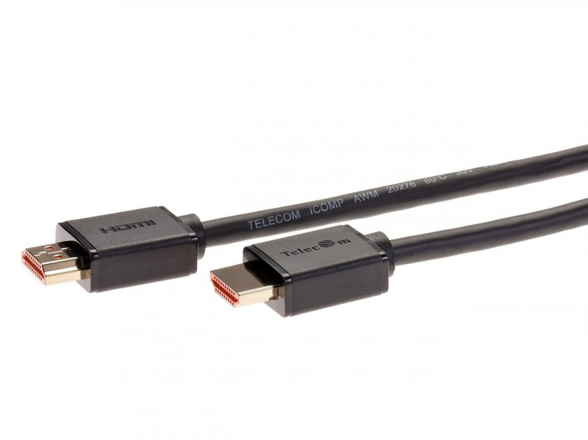 Кабель HDMI-19M --- HDMI-19M ver 2.0+3D/Ethernet ,2m Telecom <TCG215-2M>