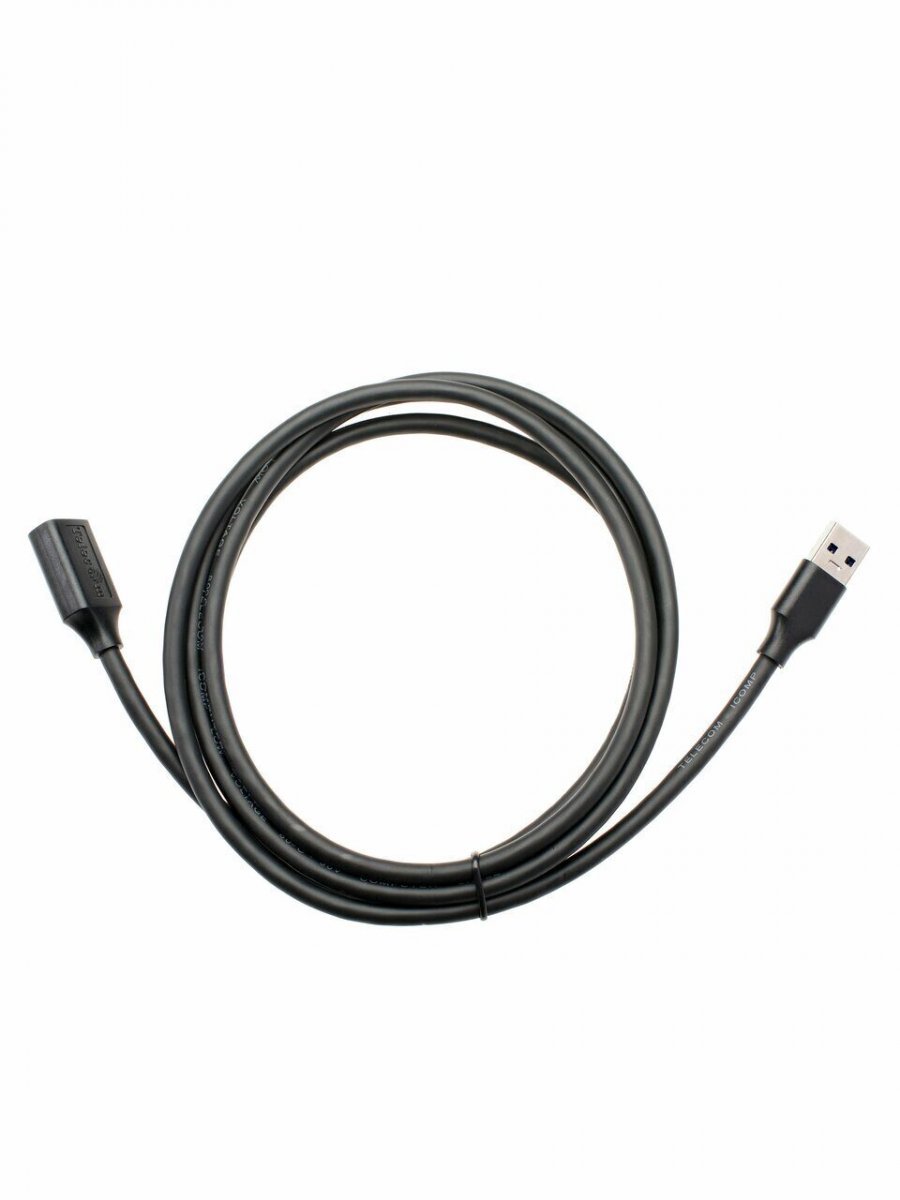 Кабель удлинительный USB3.0 Am-Af 0.5m Telecom черный (TUS708-1.8M)