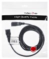 Кабель UPS to устройство 220V (IEC-320-C13/C14) 3m, 3G0,5mm медь , Telecom