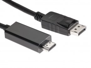 Кабель-переходник DisplayPort M-> HDMI M 4K@60Hz 1.8m Telecom 