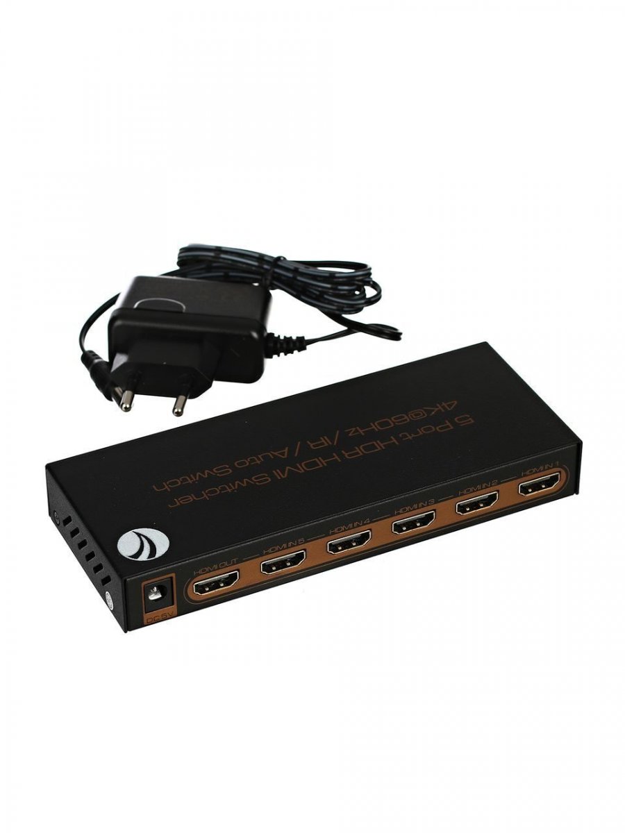 Переключатель HDMI 2.0 V 5=>1 VCOM DD465