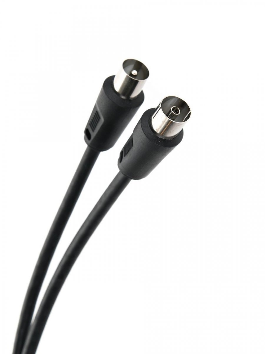 Кабель удлинительный антенный 9.5mm, 75Ом,ТВ-М to ТВ-F, 3m, Telecom (TTV9501-3M)