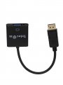 Кабель-переходник DP --> VGA-F 0,2m , Telecom (TA522)