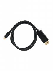 Кабель-адаптер USB 3.1 Type-C(M) to DP(M) 3840x2160@60Hz, 10Gbps, 1.0 m VCOM CU422C-1M