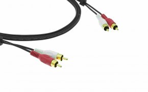 Кабель 2 RCA на 2 RCA (Вилка - Вилка), 0,9 м Kramer C-2RAM/2RAM-3