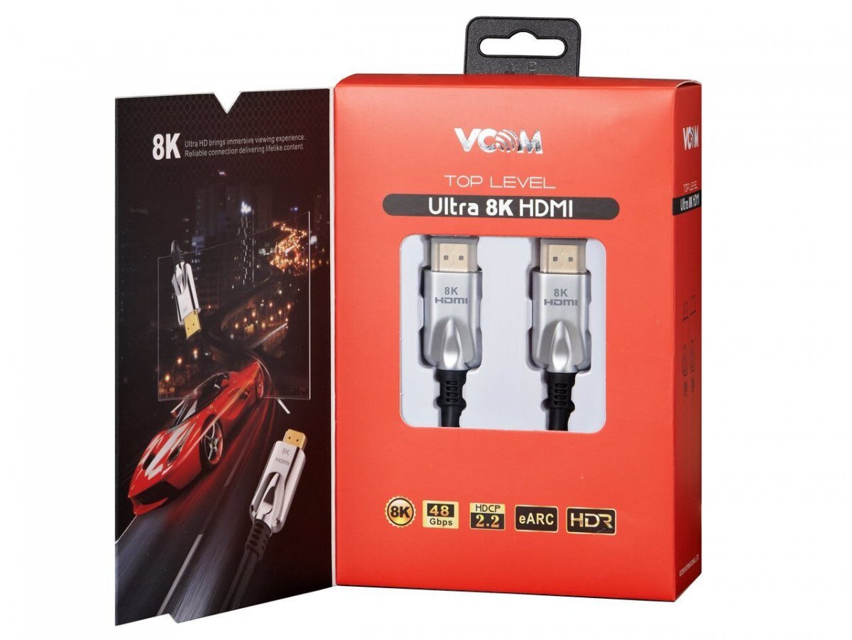 Кабель HDMI 19M/M,ver. 2.1, 8K@60 Hz 3m VCOM CG862-3M