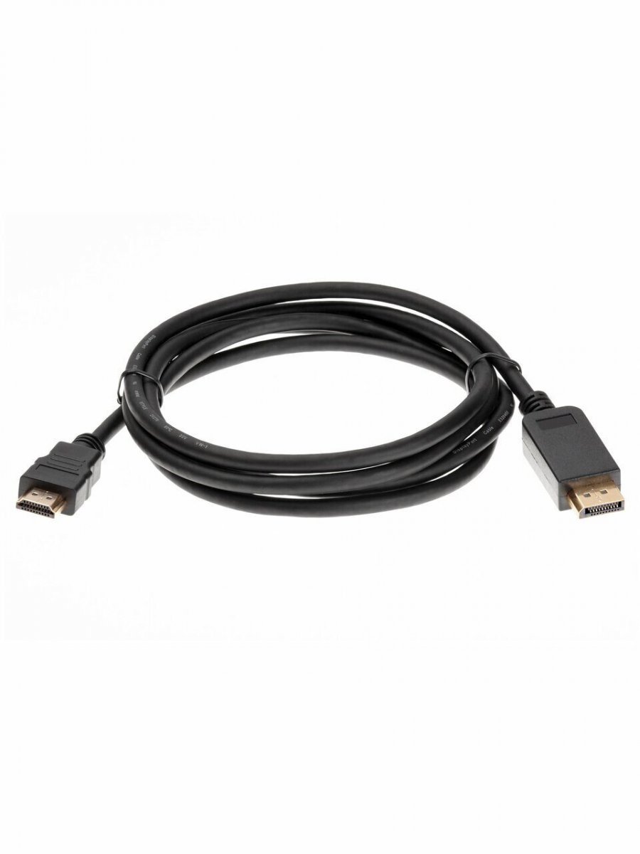 Кабель-переходник DisplayPort M-> HDMI M 4K@30Hz 1.8m iOpen (Aopen/Qust) <ACG608-1.8M>