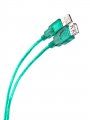 Кабель удлинительный Aopen USB2.0 AM/AF 3m прозрачная изоляция (ACU202-3MTG)