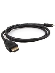 Кабель HDMI-19M --- MicroHDMI-19M ver 2.0+3D/Ethernet,1m Telecom 