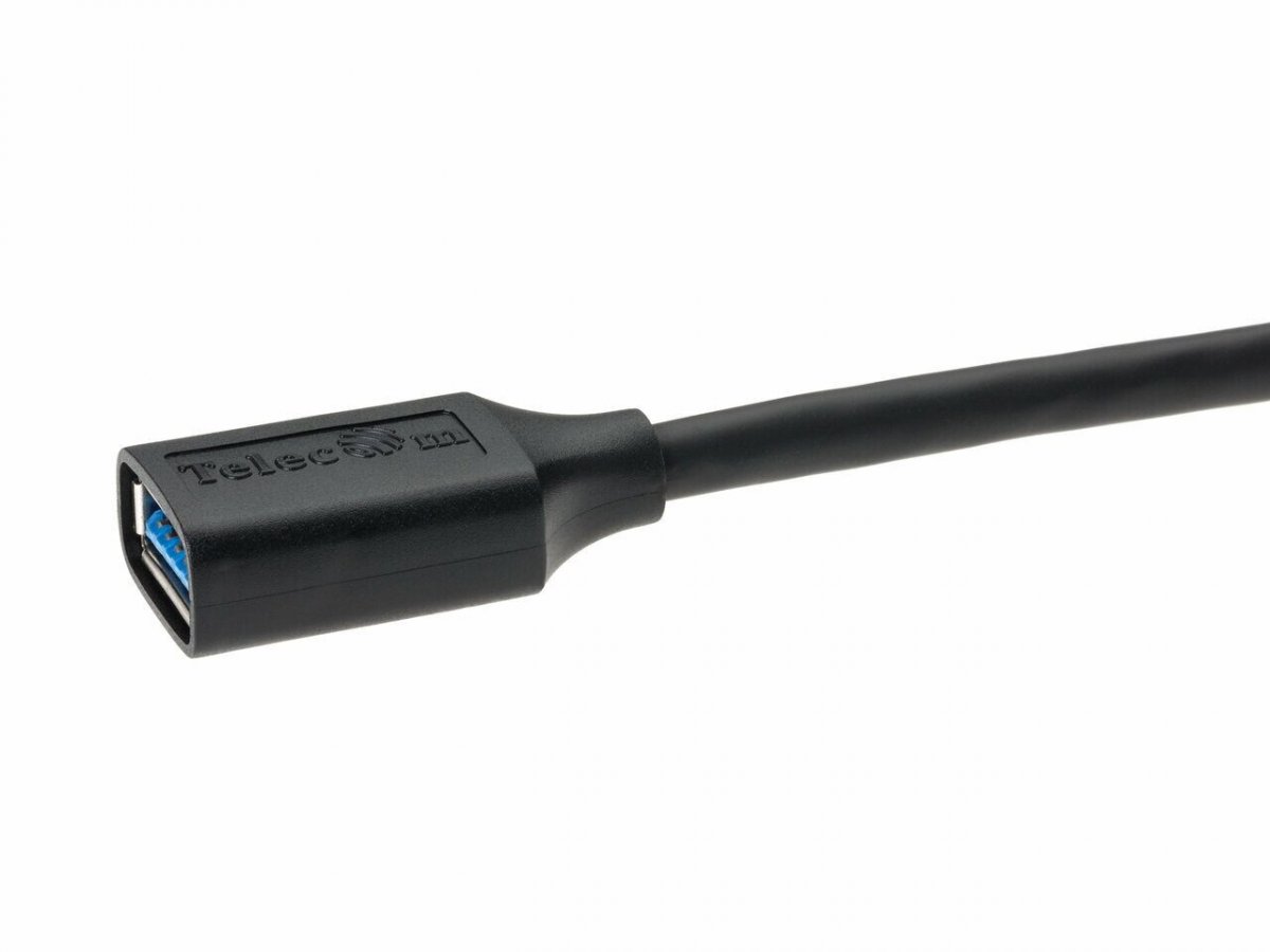 Кабель удлинительный USB3.0 Am-Af 0.5m Telecom черный (TUS708-3M)
