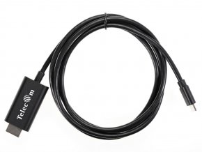 Кабель-адаптер USB3.1 Type-C(m) to HDMI A(m) 4K@30Hz, 1.8m, Telecom 