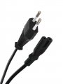 Кабель для аудио-видео техники IEC-320-C7--розетка 220V, 2-pin, 1,8м ,  медь, VCOM