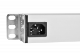 Блок розеток Rem-10 без шнура с выкл., 3 Sсhuko, вход IEC 60320 C14, 10A, алюм.