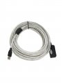 Кабель-адаптер USB2.0-repeater, удлинительный активный Am-Af 10м VCOM