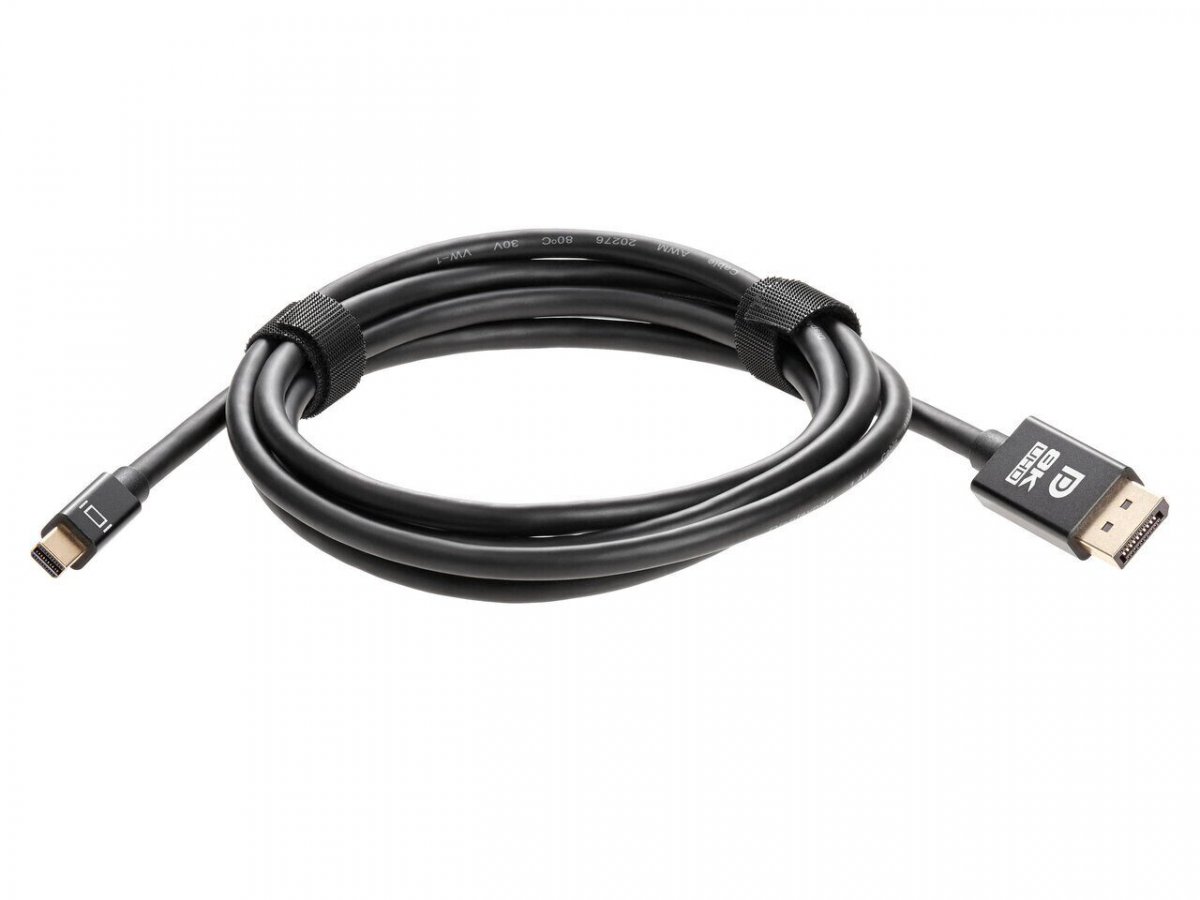 Кабель 1.4V Mini DisplayPort M <--> Display Port M 1,8м  4K@120HZ 8K@60HZ Telecom (TA683M-1.8M)
