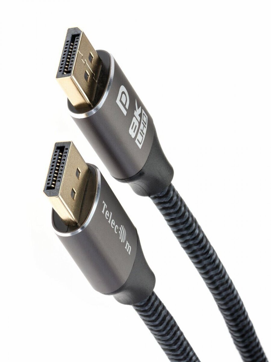 Кабель соединительный DP-DP 1.4V 8K@60Hz  2м, Telecom Pro <TCG750-2M>