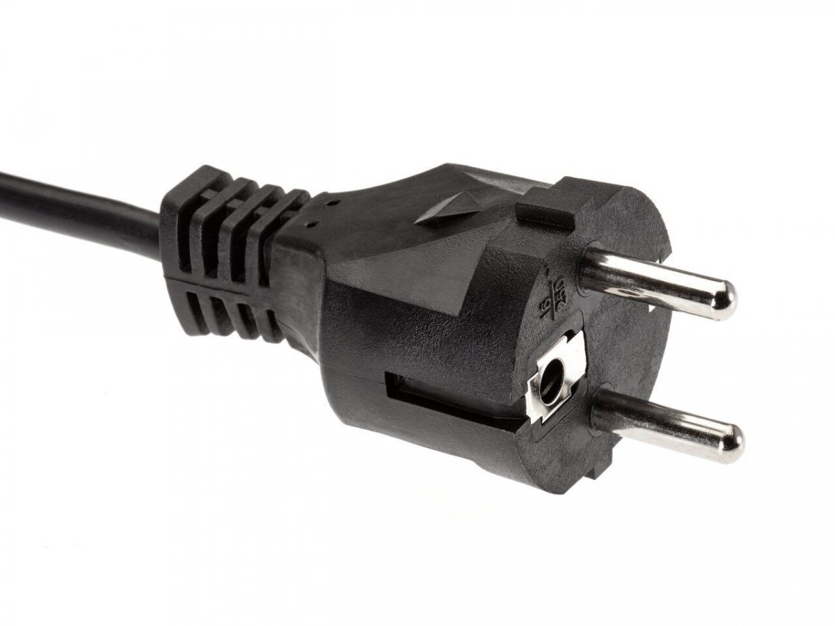 Кабель компьютер-розетка 220V EURO VDE 3G*1.0mm2 TELECOM TE021-CU 1,8м