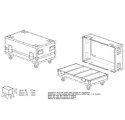 Кейс для хранения и транспортировки 4 x TS-628LA (flat)