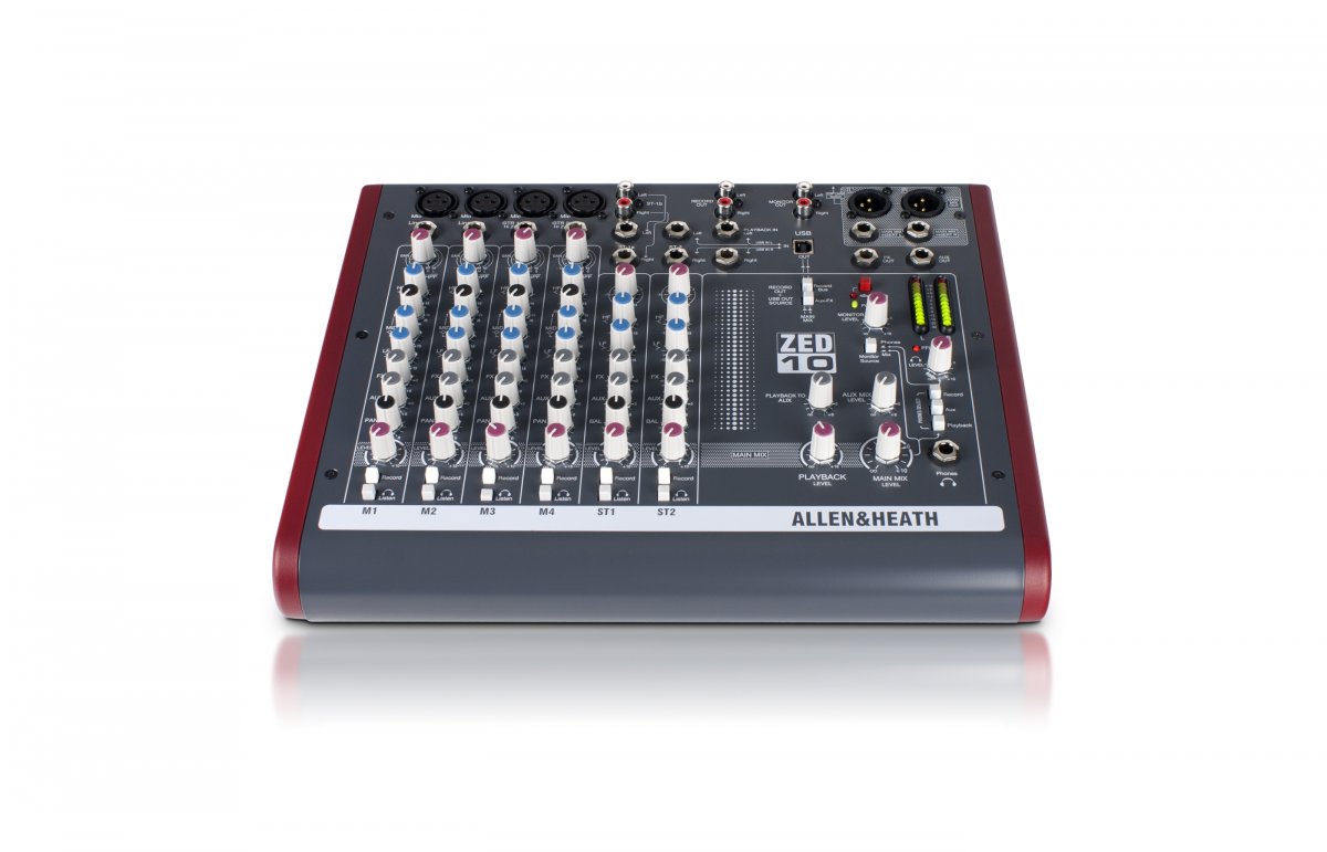 Аналоговый компактный микшерный пульт Allen&Heath ZED-10