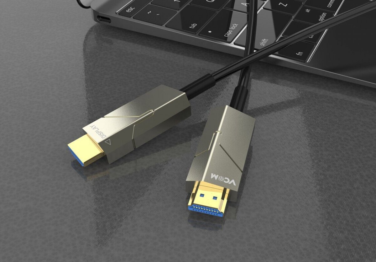 Активный оптический кабель HDMI 19M/M,ver. 2.0, 4K@60 Hz 20m VCOM D3742P-20M