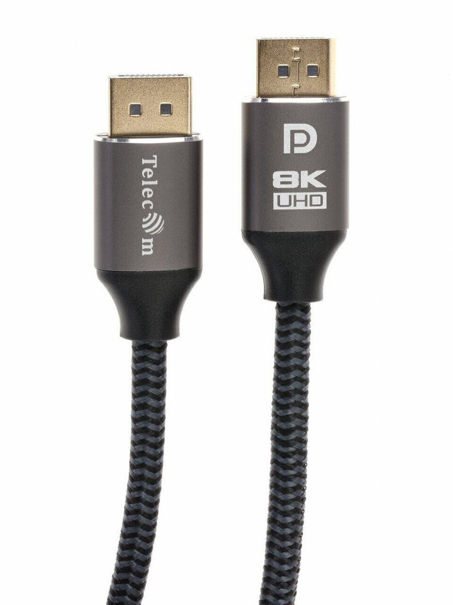 Кабель соединительный DP-DP 1.4V 8K@60Hz  2м, Telecom Pro <TCG750-2M>