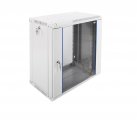 Шкаф телекоммуникационный настенный разборный ЭКОНОМ 12U (600 × 350) дверь стекло