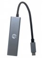 Кабель-концентратор USB 3.1 Type-Cm to 4 port USB3.0(f)  Aluminum Shell VCOM <DH310A>
