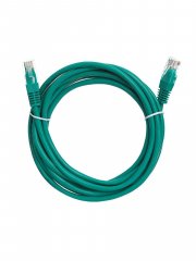 Патчкорд литой iOpen (Aopen/Qust) UTP кат.5е 3м зеленый 