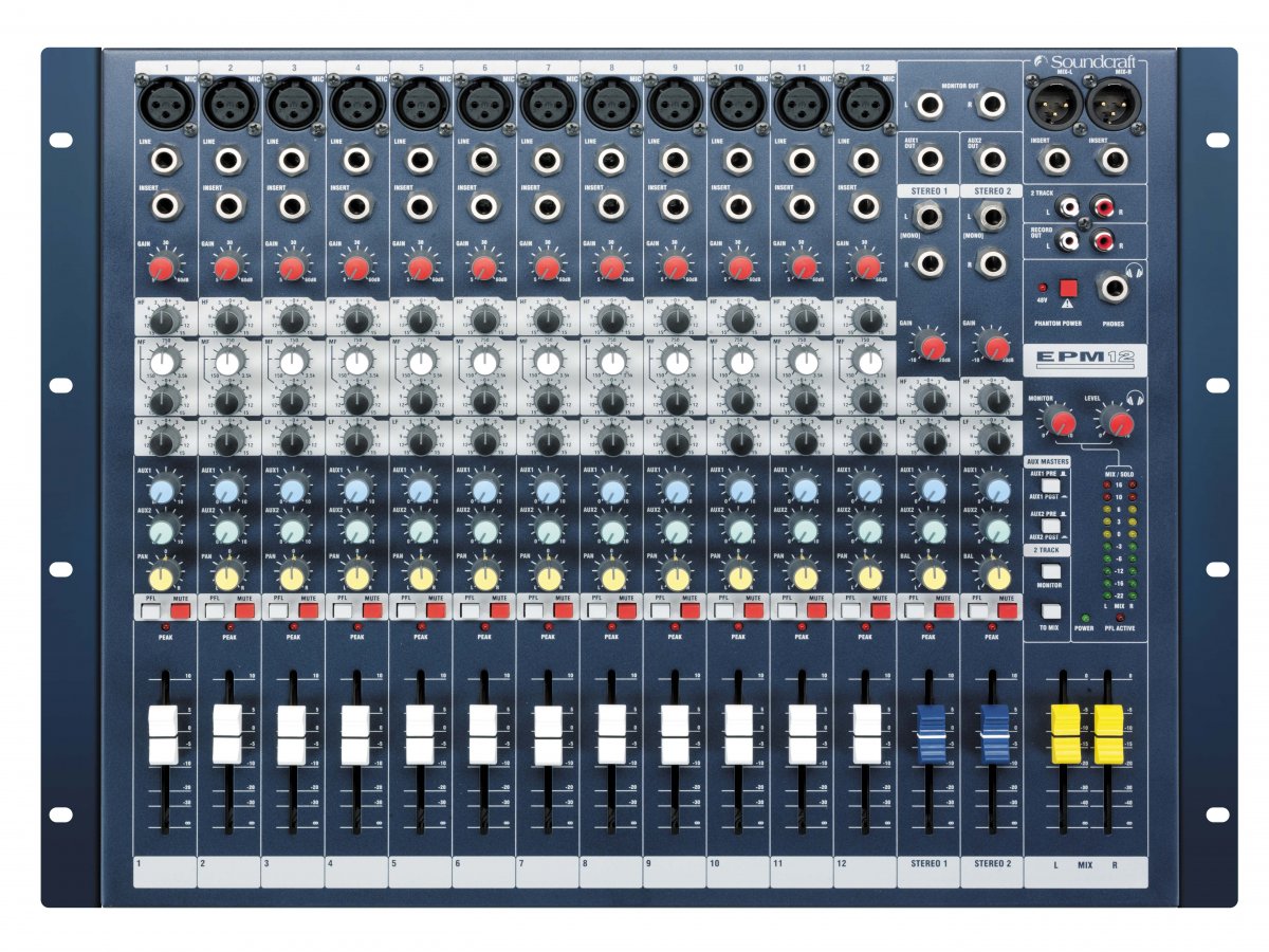 Аналоговый микшерный пульт Soundcraft EPM12