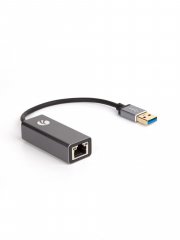 Кабель-переходник USB 3.0 -->RJ-45 Ethernet, 1000 Mbps, Aluminum Shell, DU312M