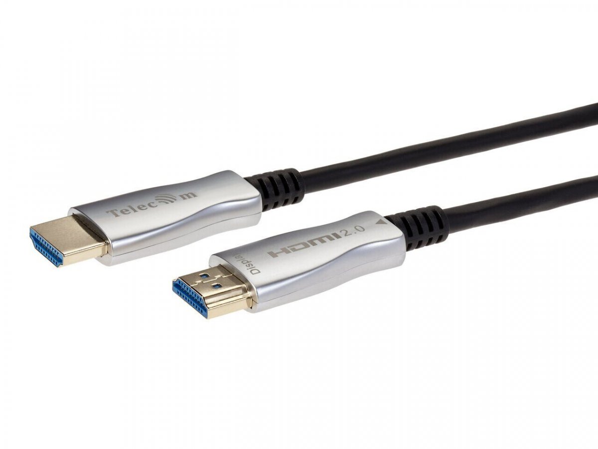 Активный оптический кабель HDMI 19M/M,ver. 2.0, 4K@60 Hz 40m  Telecom <TCG2020-40M>