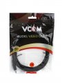 Кабель соединительный VCOM 3.5 Jack (M) - 3.5 Jack (M), стерео, аудио, 5 м