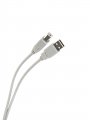 Кабель соединительный Aopen USB2.0 AM/BM 3m серый (ACU201G-3M)