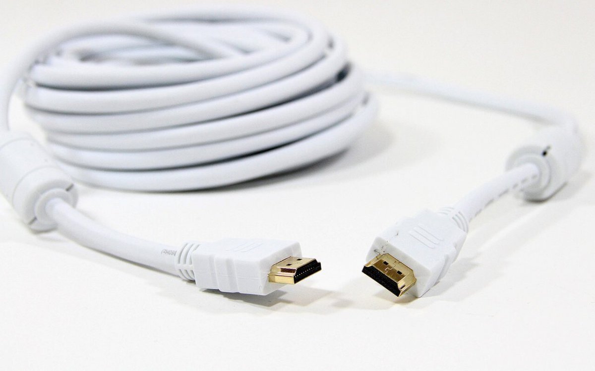 Кабель HDMI 19M/M ver 2.0, 10М, 2 фильтра, белый  iOpen (Aopen/Qust) <ACG711DW-10M>