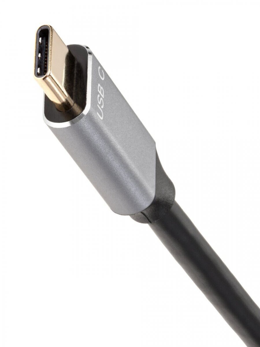 Кабель-адаптер USB Type-Cm --> DP1.4v (m) 8K@60Hz, PD 100W,1.8m , Alum Shell,VCOM <CU480MCPD-1.8M>