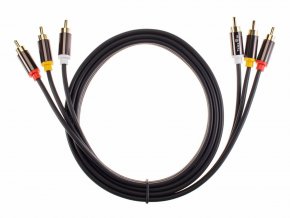 Кабель соединит 3xRCA (M) - 3xRCA (M), 1.5m TelecomPRO