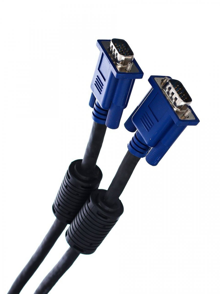 Кабель монитор-SVGA card (15M-15M) 40м 2 фильтра VCOM