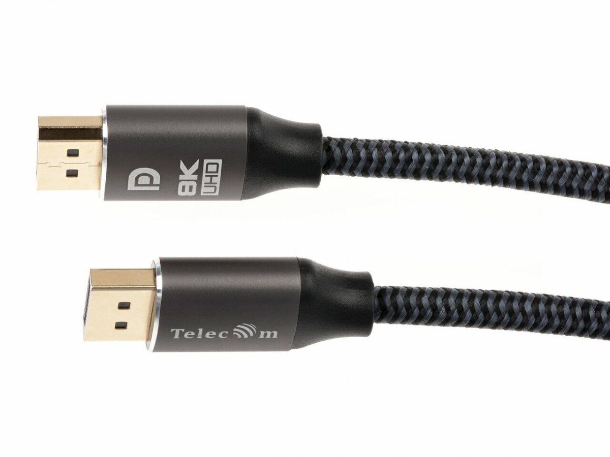 Кабель соединительный DP-DP 1.4V 8K@60Hz  2м, Telecom Pro <TCG750-2M>