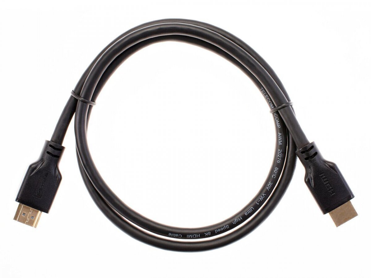 Кабель HDMI 19M/M,ver. 2.1, 8K@60 Hz 1m Telecom <TCG255-1M>