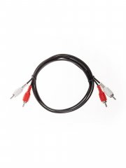 Кабель соединительный 2xRCA (M) to 2xRCA (M) черный 1,5m, VCOM