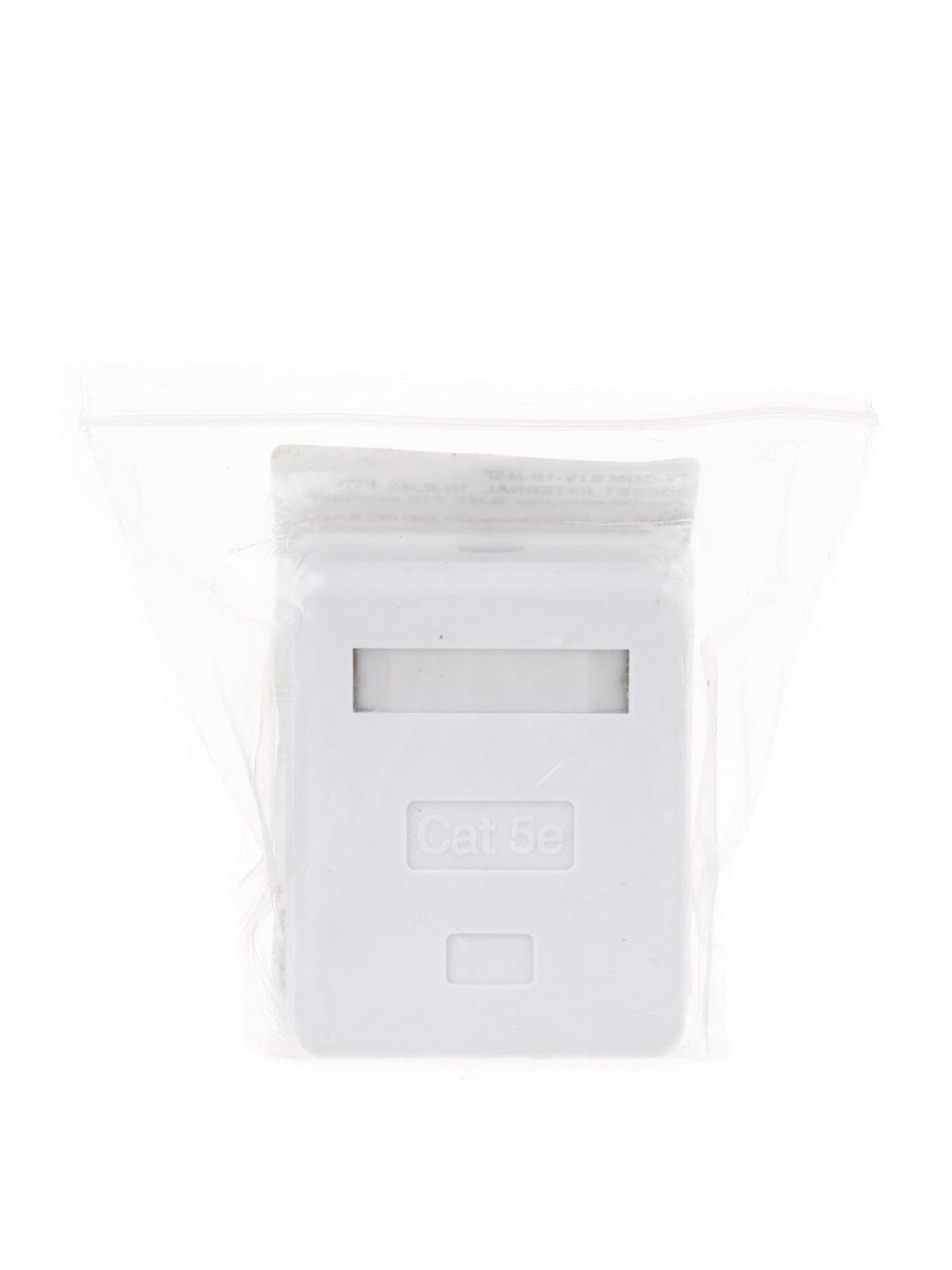Розетка внешняя RJ-45 (FTP) 5E кат., экранированная TV-COM <STV-1RJ45F>