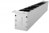 Блок розеток Rem-32 с инд., 8 Schuko, 32A, алюм., 19", колодка