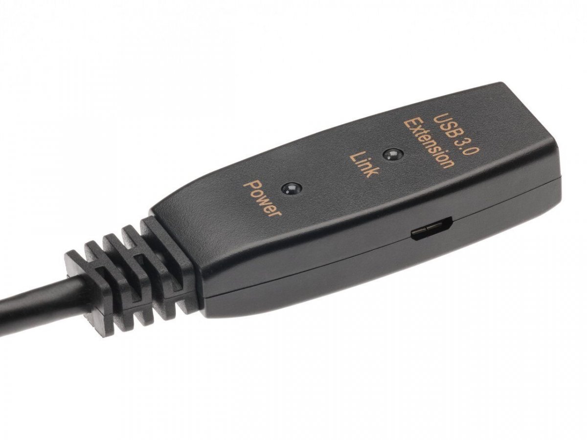 Кабель-адаптер USB3.0-repeater, удлинительный активный <Am-->Af> 10м iOpen (Aopen/Qust)<ACU827A-10M>